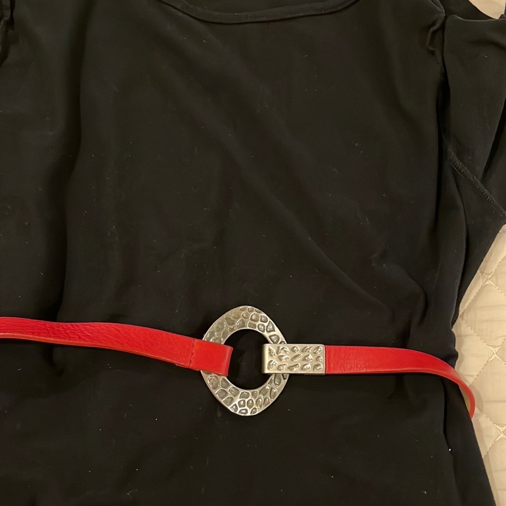Red Chicos leather belt